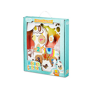 Wooden Critters Number Puzzle Asst LIT651199E5C-652264E5C
