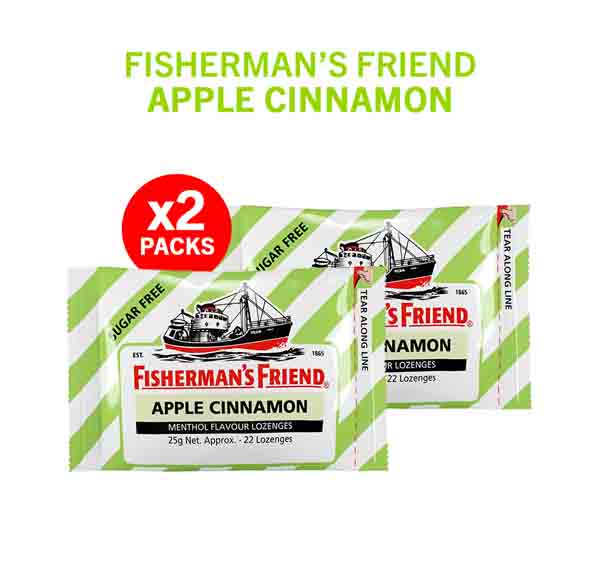 Fishermen's Friend Apple & Cinamon Sugar Free