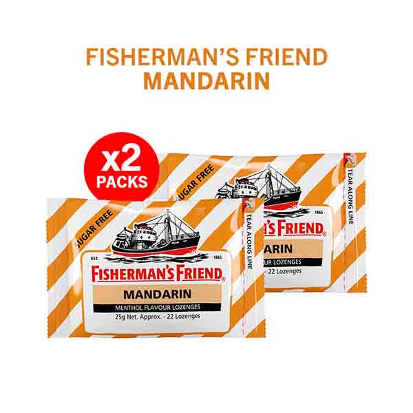 Fishermen's Friend Mandarin & Ginger Sugar Free