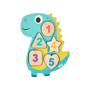 Wooden Critters Number Puzzle Asst LIT651199E5C-652257E5C