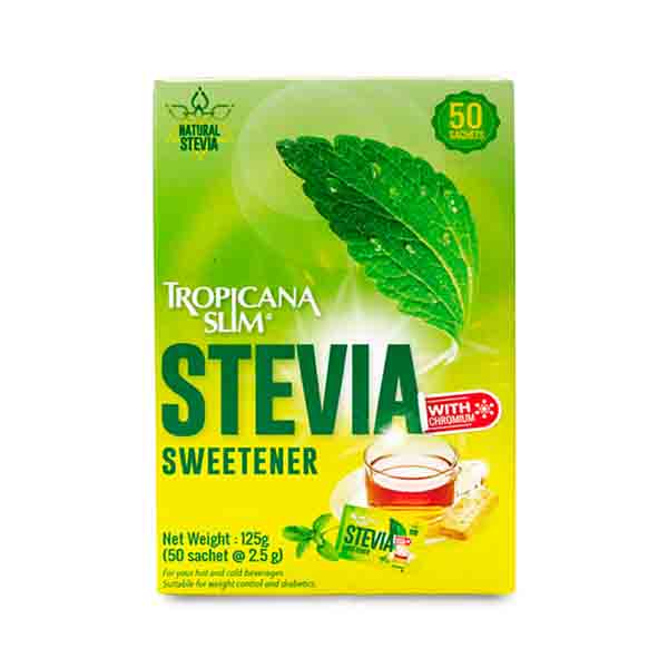 Tropicana Slim Stevia Sweetene 50 Sachets