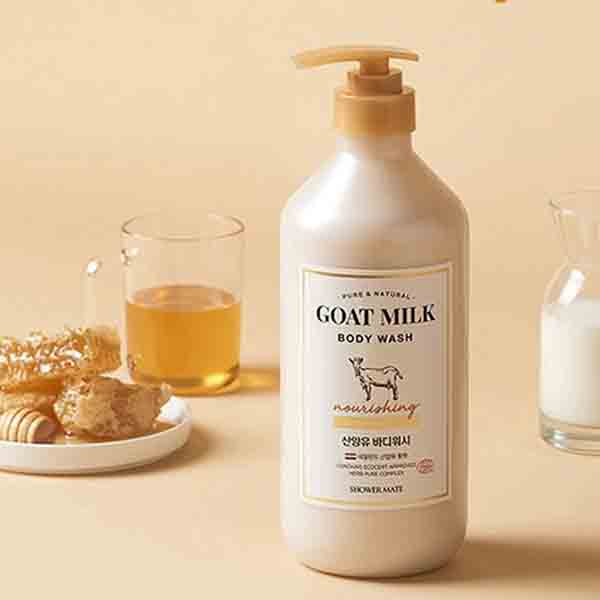 Shower Mate Goat Milk Manuka Honey Body Wash 800ml