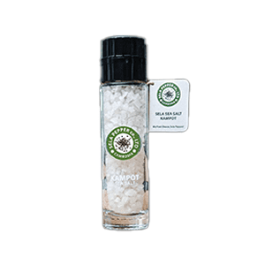 Kampot Sea Salt with adjustable grinder 80g