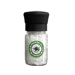 Sea Salt in PET bottle with Ceramic Grinder (Refill Function) 80g