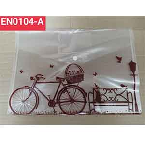 Clear Bag With Name Card Size A4 EN0104-A