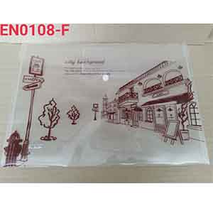 Clear Bag With Name Card Size F4 EN0108-F