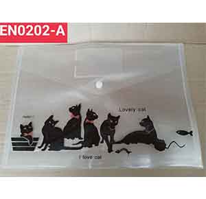 Clear Bag With Name Card Size A4 EN0202-A