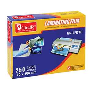 Giraffe Lanimating Film 70x100mm Tickness GR-70 125mic GR-LF070