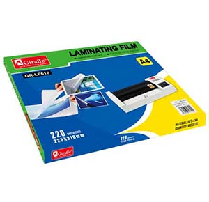 Lamniating Film A4 Size 225x310mm 110Microns GR-LF618