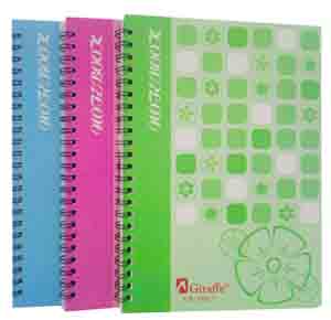 Giraffe Spiral Notebook A5 W148mm x H210mm 60sh GR-NB051