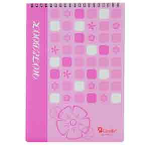 Spiral Notebook B5 60sh BE GN RD SBE GR-NB052