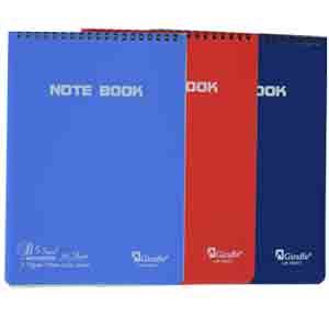 Spiral Notebook B5 80sheets RD GN BK GR-NB453