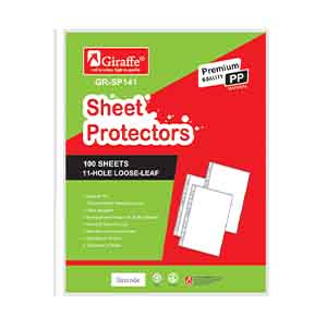 Giraffe Sheet Protectors clear GR-SP141
