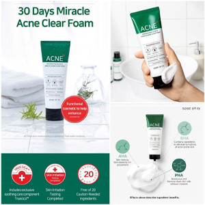 Some By Mi AHA BHA PHA 30 Days Miracle Acne Clear Foam