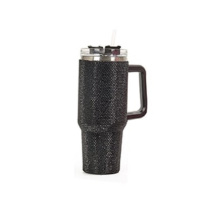 Rhinestone stainless steel travel tumbler 900ml