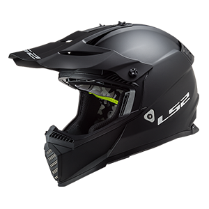 BACK MX437 FAST EVO SOLID MATT​ BLACK