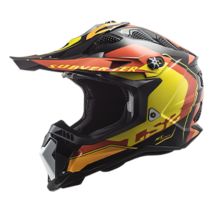 BACK MX700 SUBVERTER EVO ARCHED BLACK YELLOW RED