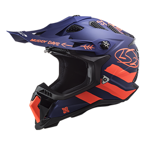 BACK MX700 SUBVERTER EVO CARGO MATT BLUE FLUO ORANGE