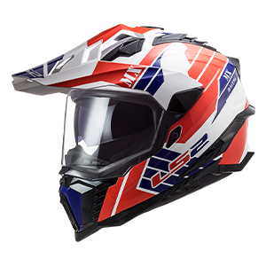 BACK MX701 EXPLORER ATLANTIS WHITE RED BLUE
