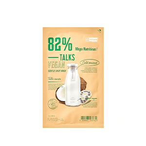 MISSHA TALKS VEGAN SQUEEZE SHEET MASK Mega Nutritious