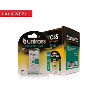 Uniross Battery PP3 9V UALK9VPP1