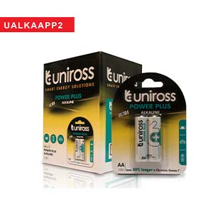 Uniross Battery AA2 Alkaline Power Plus UALKAAPP2