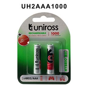 Battery Rechargeable for Camera Remote UH2AAA1000