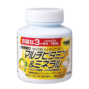 Orihiro Chewable Supplements Multivitamin & Mineral