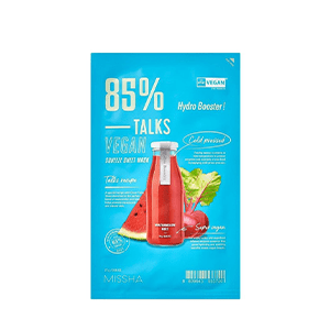 MISSHA TALKS VEGAN SQUEEZE SHEET MASK Hydro Booster