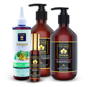 All Natural 100% + Anti Dandruff Shampoo+ Agan Oil Nourishing Conditioner+Serum