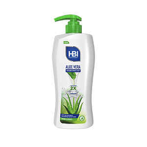 HBI Shower Cream Whitening Skin Aloe Vera